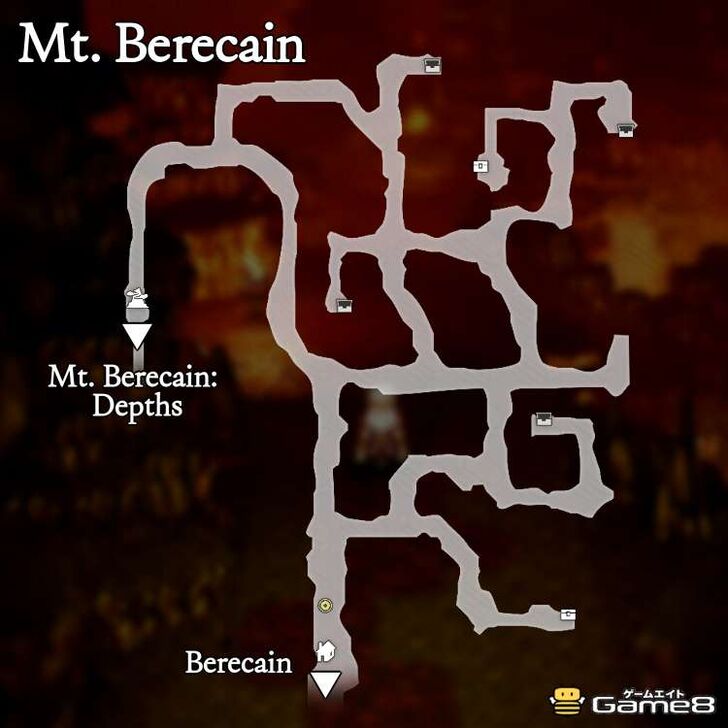 Octopath Traveler 0- Mt. Berecain Map