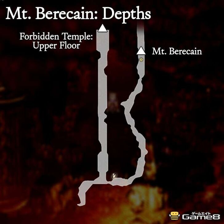 Octopath Traveler 0- Mt. Berecain: Depths Map