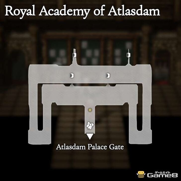 Octopath Traveler 0- Royal Academy of Atlasdam Map