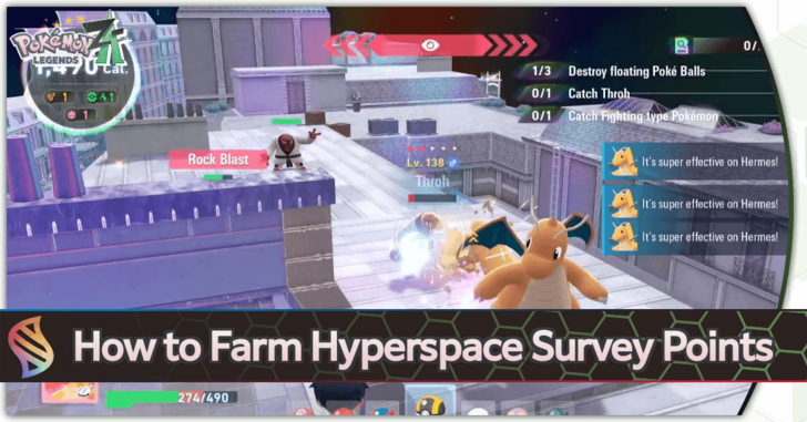 Pokemon Legends Z-A How to Farm Hyperspace Survey Points