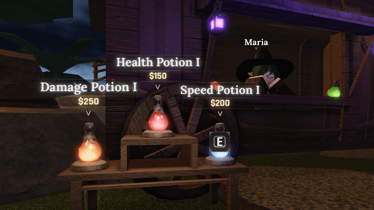 Buy a Health Potion I in Stonewake