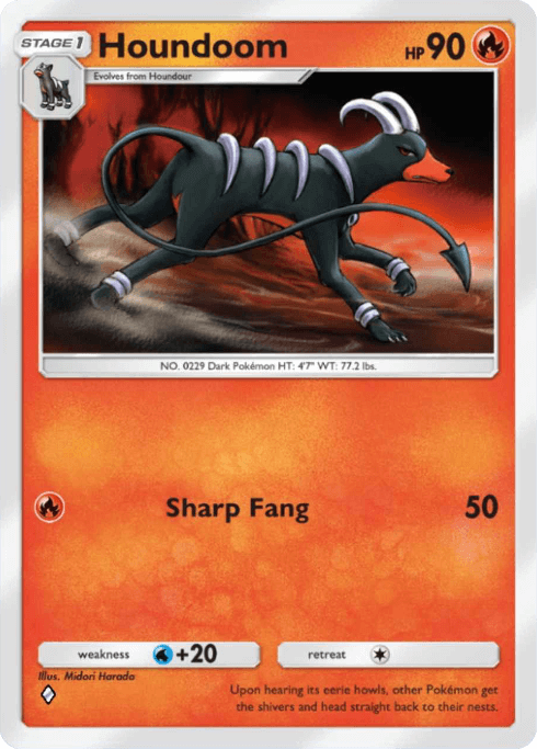 Pokemon TCG Pocket - B1a 016 Houndoom