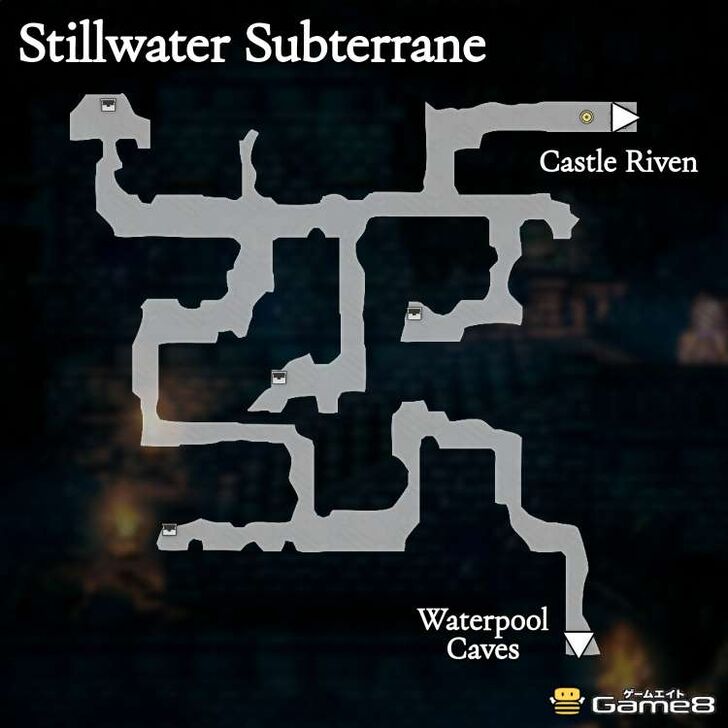 Octopath Traveler 0- Stillwater Subterrane Map