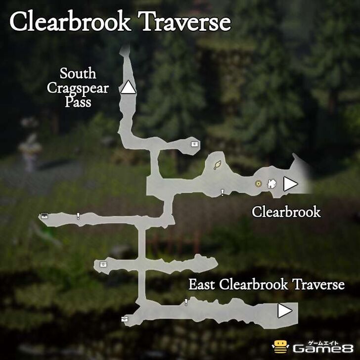 Octopath Traveler 0- Clearbrook Traverse Map
