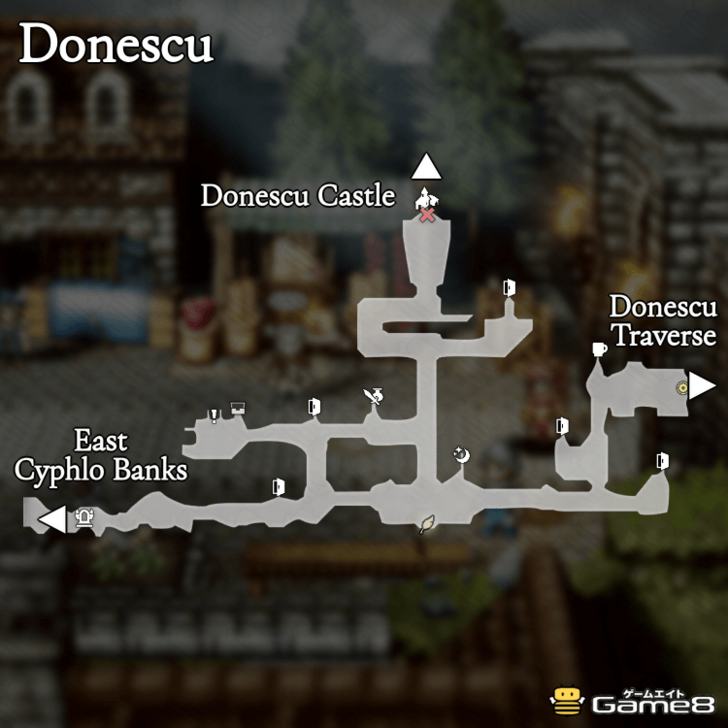 Octopath Traveler 0- Donescu Map