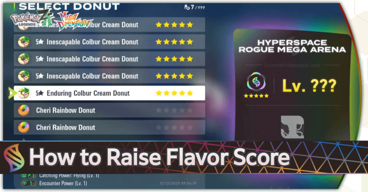 Pokemon Legends Z-A DLC - How to Raise Flavor Score