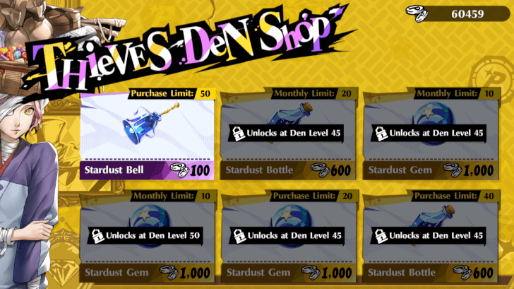 Persona 5 X - Thieves Den Shop