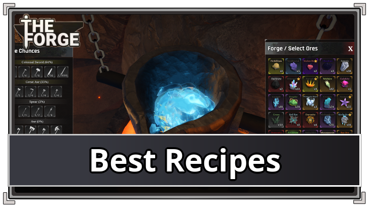 Best Recipes for Weapons and Armor