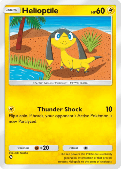 Pokemon TCG Pocket - B1a 028 Helioptile