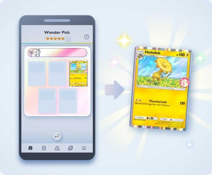 Pokemon TCG Pocket - Heliolisk and Buneary Wonder Pick Event