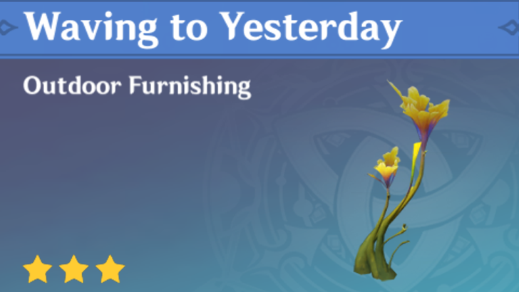 Genshin Impact - How to Get Waving to Yesterday Furnishing