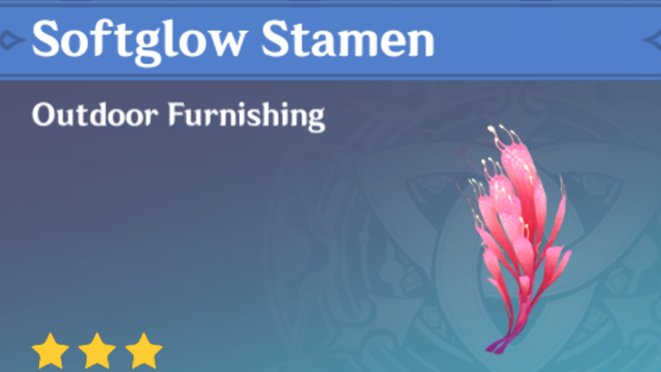 Genshin Impact - How to Get Softglow Stamen Furnishing