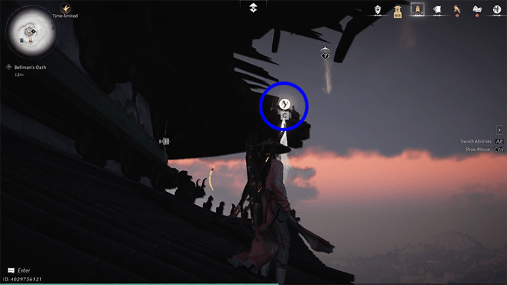 Interact with the Ledge