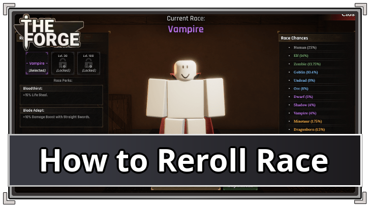 How to Reroll Races