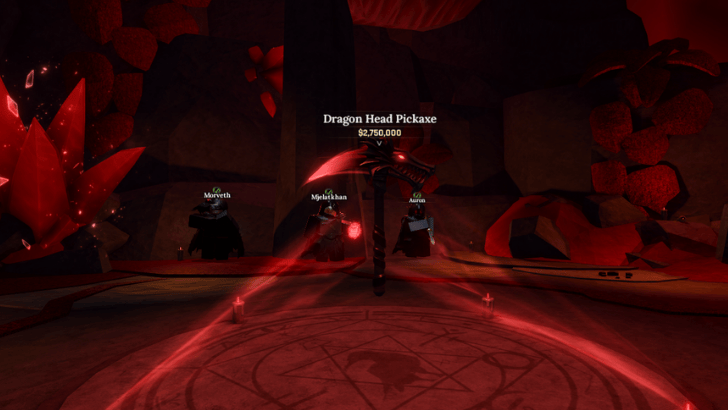 Dragon Head Pickaxe Location