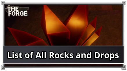List of All Rocks and Drops