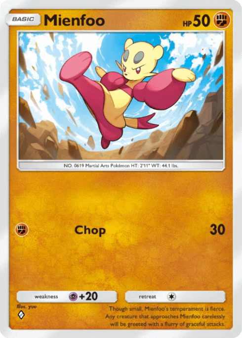 Pokemon TCG Pocket - B1a 043 Mienfoo