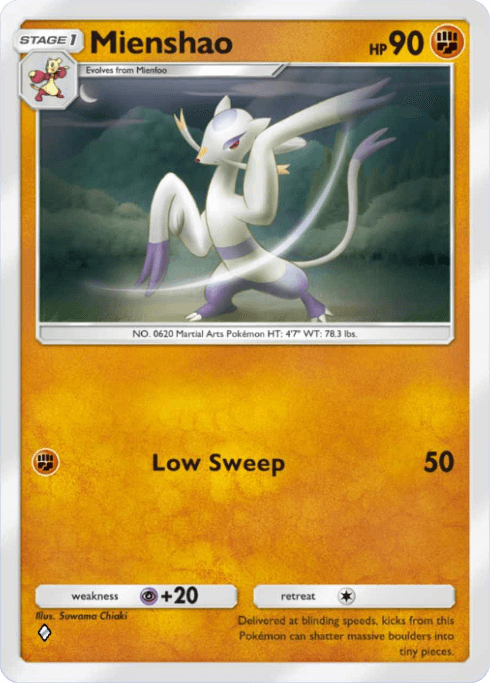 Pokemon TCG Pocket - B1a 044 Mienshao