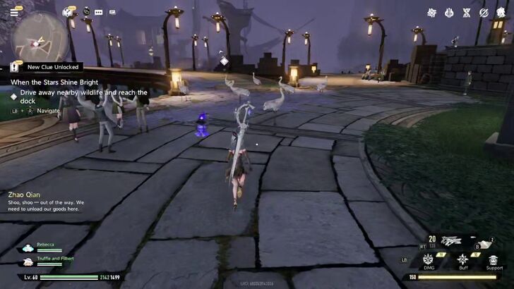 Drive Away Nearby Wildlife and Reach the Dock