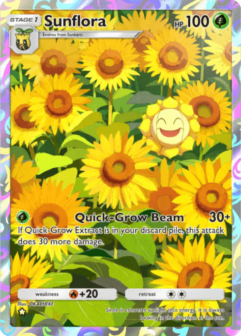 Pokemon TCG Pocket - B1a 071 Sunflora