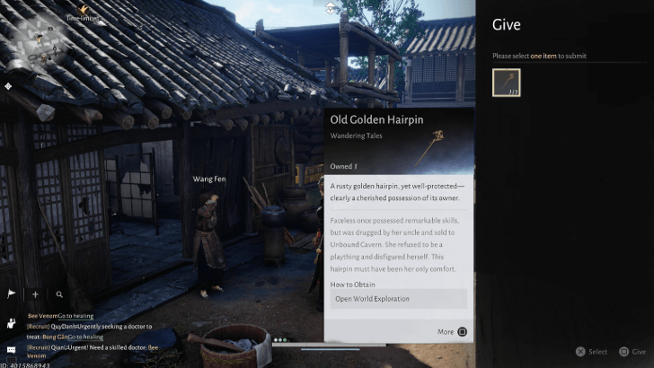 WWM - Longing for Your Return - Deliver the Hiarpin to Wang Fen