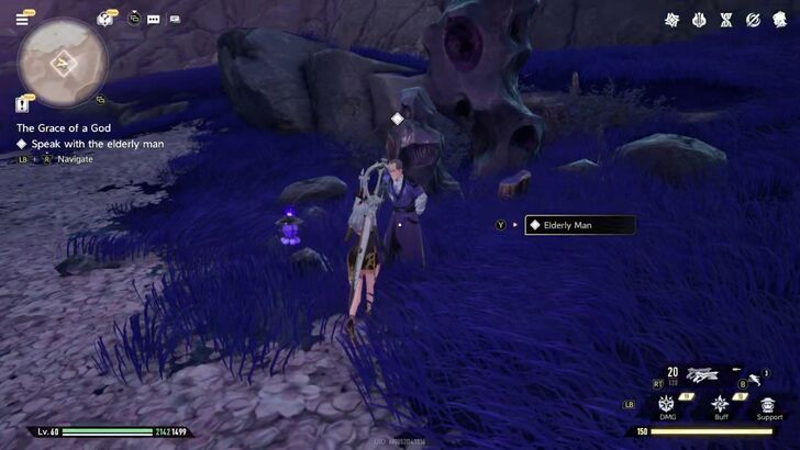 Speak with the Elderly Man