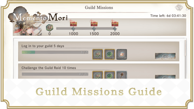 Guild Missions Guide