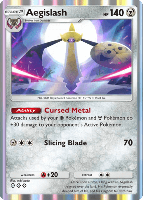 Pokemon TCG Pocket - B1 172 Aegislash