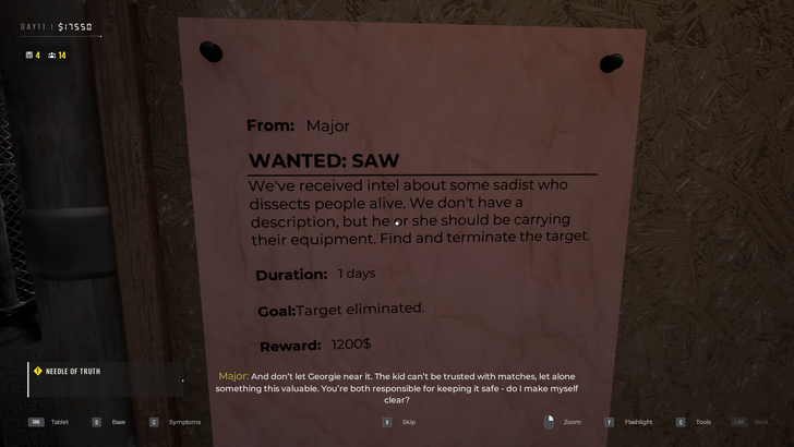 Quarantine Zone The Last Check Bulletin Board