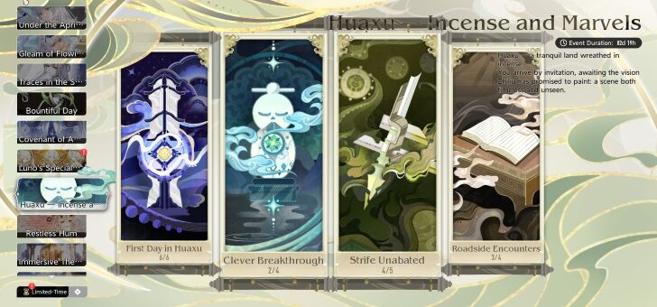 Events Huaxu Incense and Marvels