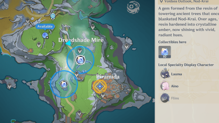 Pine Amber Locations Tracker