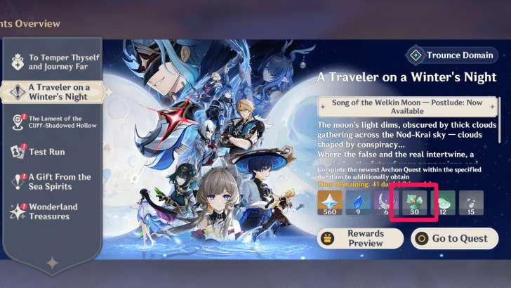 Obtain 30 by Completing Nod-Krai Postlude