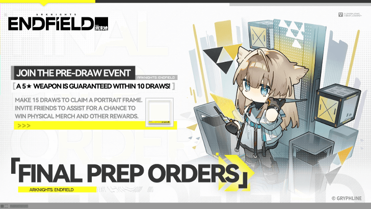 Arknights Endfield Final Prep Orders Web Event  Guide