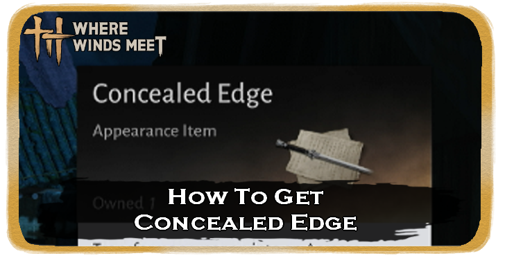 WWM How to Get Concealed Edge top