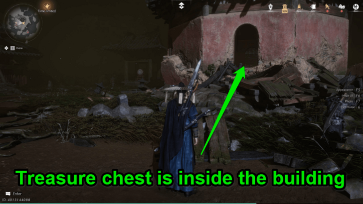 Where Winds Meet - Legend of Halo Peak - Bodhi Sea Side Quest Treasure Location