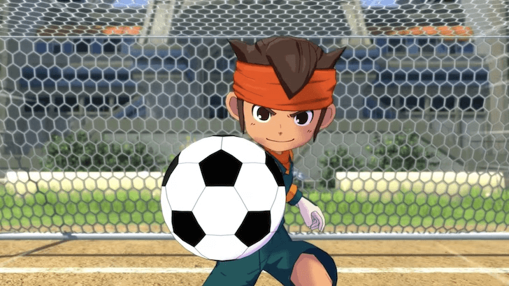 Endou Mamoru or Mark Evans blocking the ball