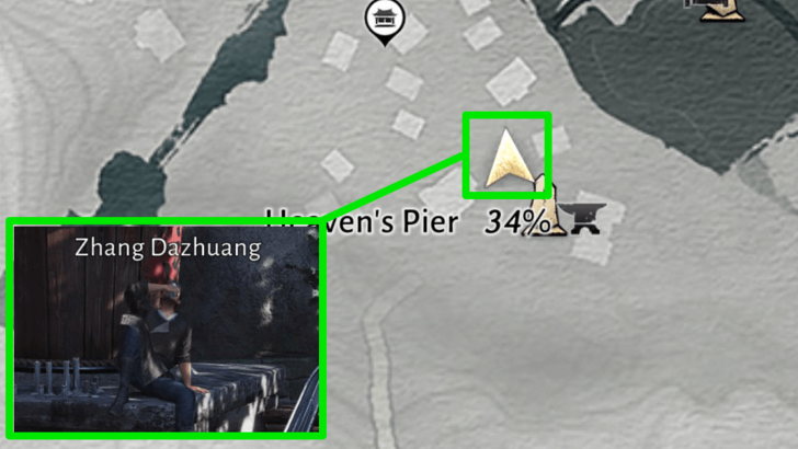 Where Winds Meet - Moonveil Mountain - Zhang Dazhuang Location