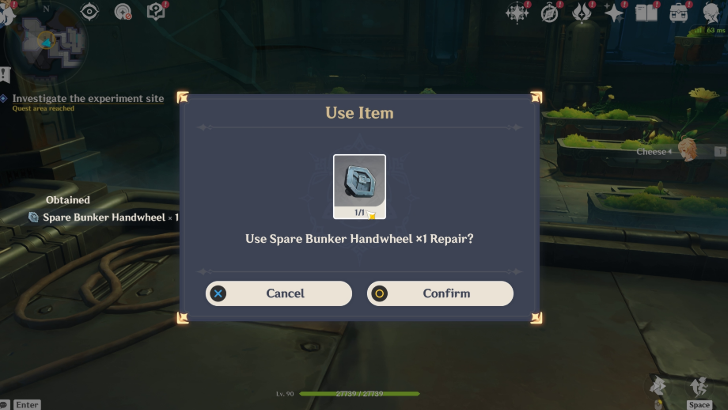 Genshin Impact Return to Sender Walkthrough - Examine the control terminal