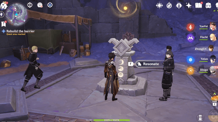 Genshin When War Songs Rise - Rebuild the Barrier