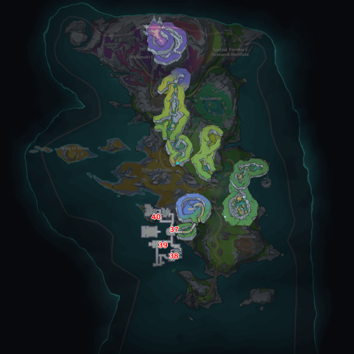 Genshin - Nod-Krai Luna IV Remarkable Chests Map Underground