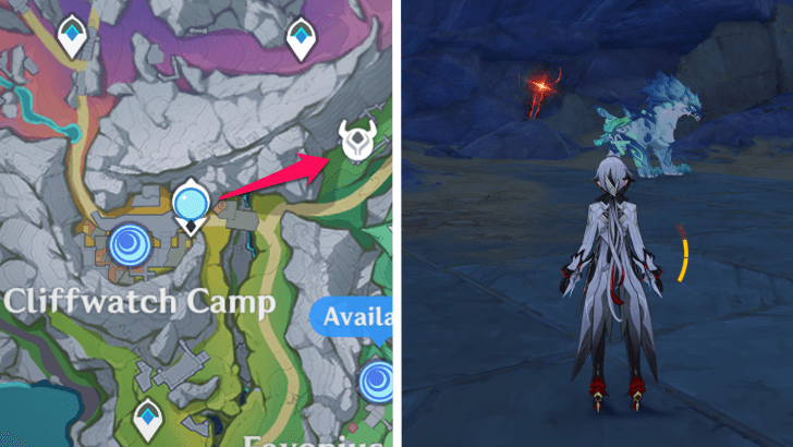 Genshin Impact - Homesick Lonewolf Location