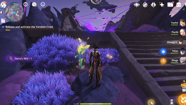 Genshin When War Songs Rise Focal Point of Ancient Array II Step 1