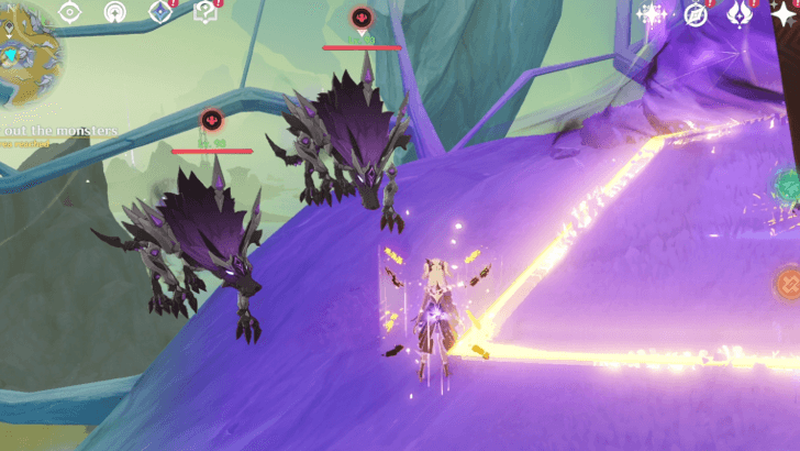 Genshin - Tower of Inversion - Clear out the monsters