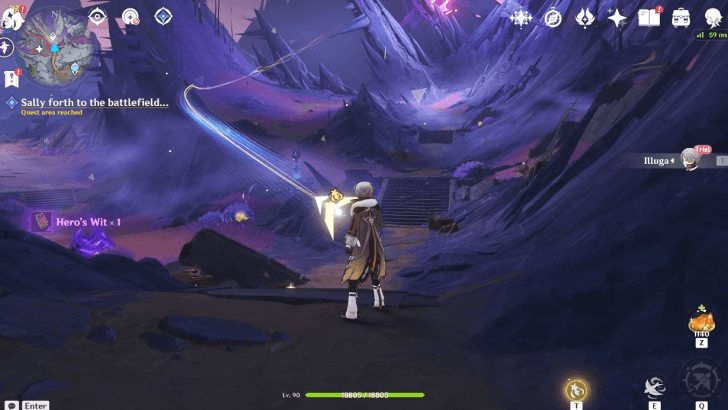 Genshin When War Songs Rise - Press On to the Battlefield Step 1