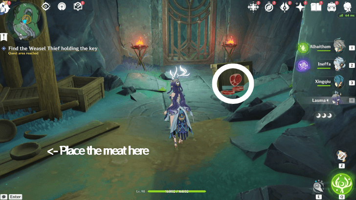 Genshin Impact Return to Sender Walkthrough - Find the Weasel Thief Holding the Key