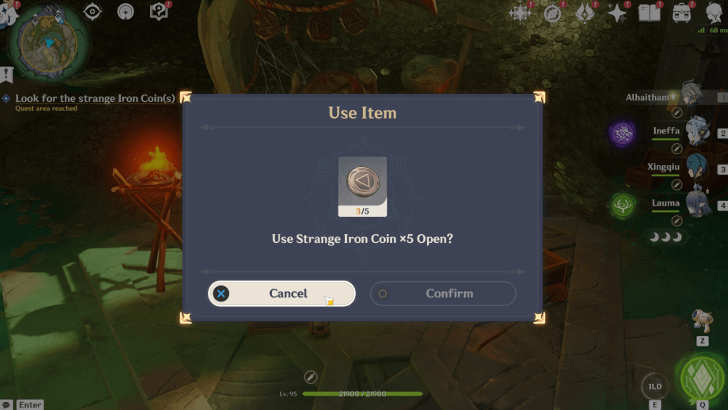 Genshin Impact Return to Sender Walkthrough - Look for the strange Iron Coin(s)