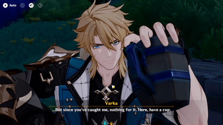 Genshin Impact - On This Intoxicating Night Quest Find Varka