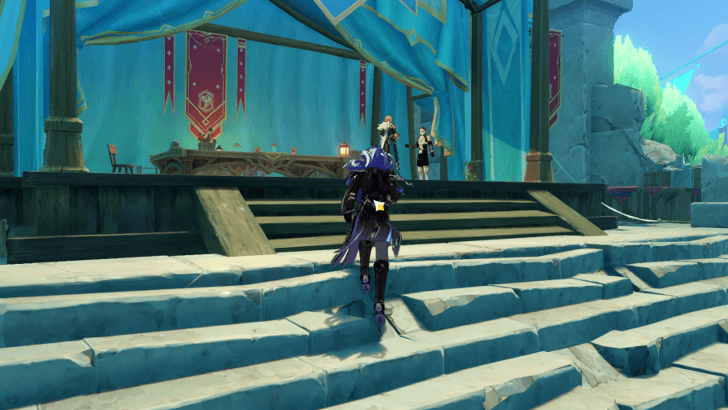 Genshin Impact - On This Intoxicating Night Quest Talk to Varka