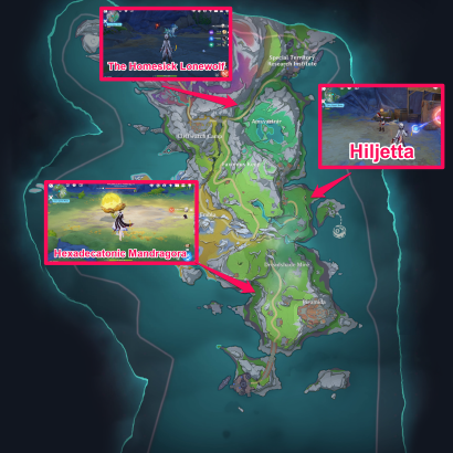 Genshin - Nod-Krai Local Legends 6.3 Map