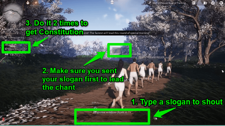 Daily Jogging with Well of Heaven Special Training